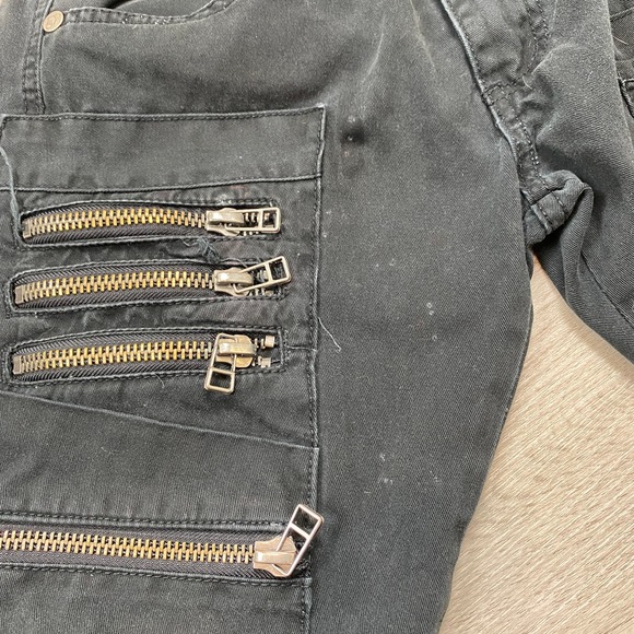 Kosmo Lupo K&M Rock Punk Zipper Y2K Jeans Men's 30x31 - Picture 9 of 11